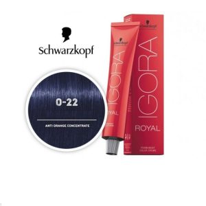 Anti-Orange Concentrate 0-22 Schwarzkopf Igora Royal Permanent Color - 0-22 Anti-Orange Concentrate