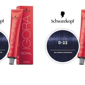 Anti-Orange Concentrate 0-22 Schwarzkopf Igora Royal Permanent Color - 0-22 (2pks)