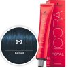 Ash Black 1-1 Schwarzkopf Igora Royal Permanent Color - 1-1 Blue Black