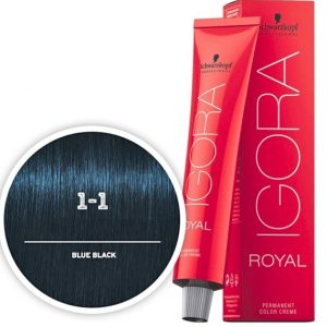 Ash Black 1-1 Schwarzkopf Igora Royal Permanent Color - 1-1 Blue Black