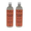 Shea Moisture Coconut & Hibiscus Set - Co-Wash Cond Cleanser 8oz - (2pks)