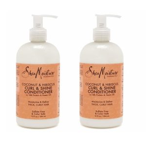 Shea Moisture Coconut & Hibiscus Set - Curl & Shine Conditioner 13oz - (2pks)