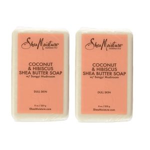 Shea Moisture Coconut & Hibiscus Set - Shea Butter Soap 8oz - (2pks)