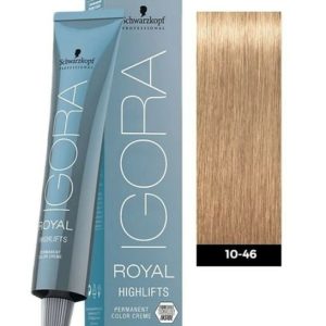 Schwarzkopf Igora Royal 10-46 Ultra Blonde Beige Chocolate Permanent Color - 1pks