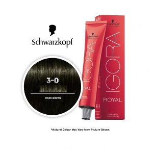 Schwarzkopf Igora Royal 3-0 Dark Brown Natural Permanent Color - 1pks
