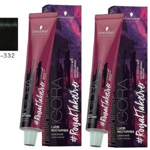 Schwarzkopf Igora Royal 4-332 Lucid Nocturnes Permanent Color - 2pks