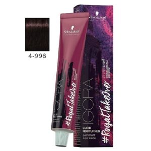 Schwarzkopf Igora Royal 4-998 Lucid Nocturnes Permanent Color - 1pks