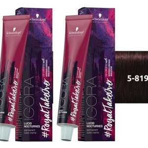 Schwarzkopf Igora Royal 5-819 Lucid Nocturnes Permanent Color - 2pks