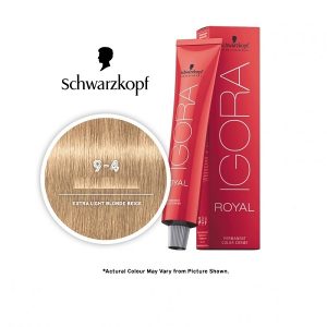 Schwarzkopf Igora Royal 9-4 Extra Light Blonde Beige Permanent Color - 1pks