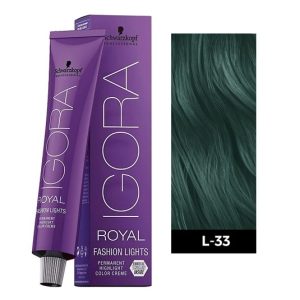 Schwarzkopf Igora Royal L-33 Dark Green Permanent Color - 1pks