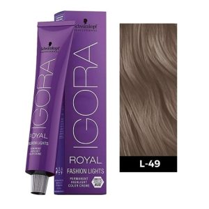 Schwarzkopf Igora Royal L-49 Beige Violet Permanent Color - 1pks