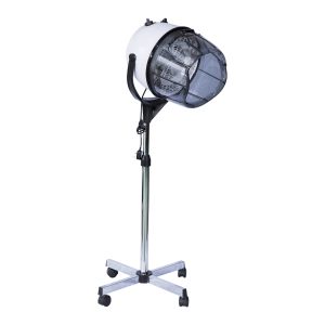 HOMCOM Professional Hair Dryer Adjustable Hooded Stand Up Hair Bonnet Dryer Floor Standing Rolling Base w/ Wheels | Aosom Ireland