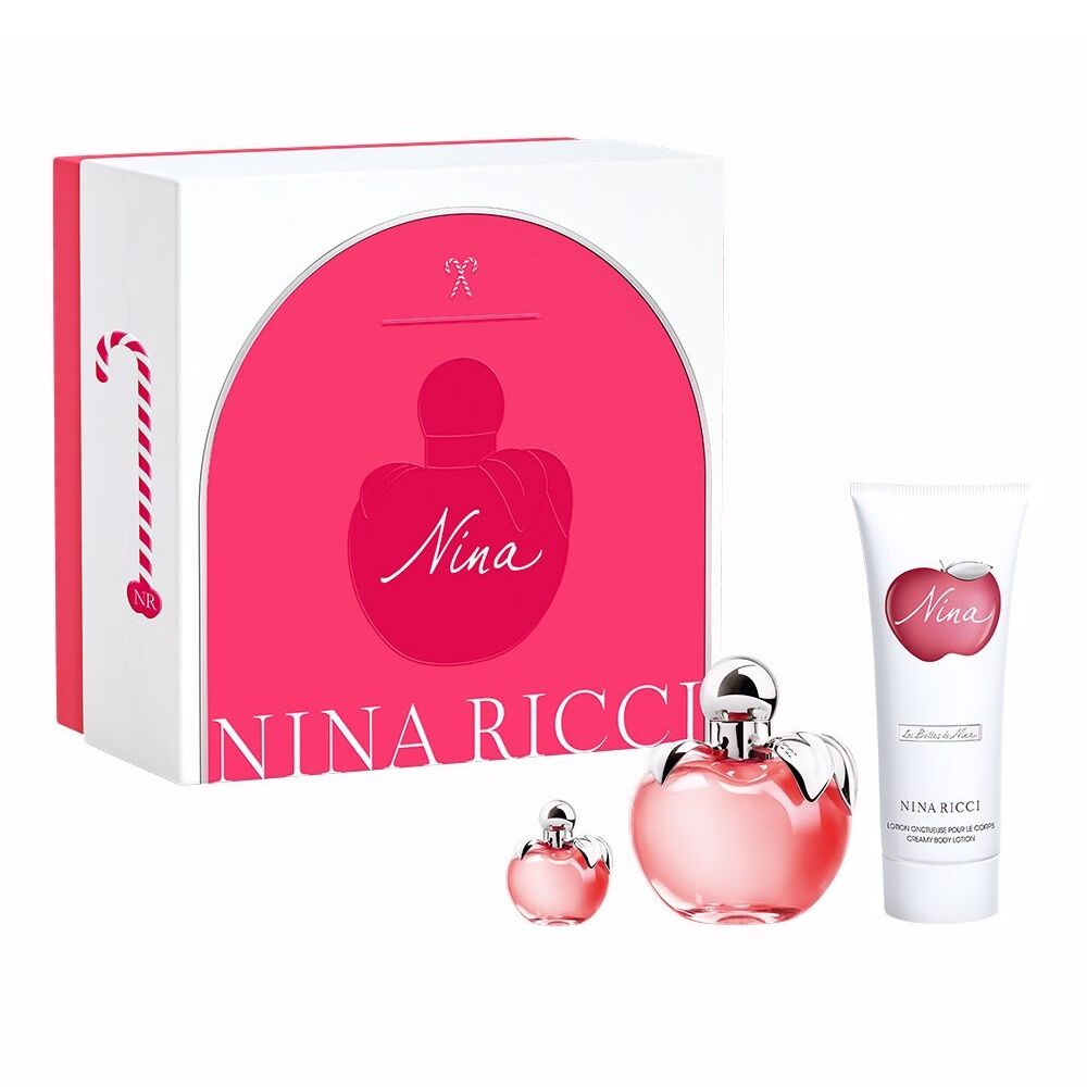 3137370355021_S4512817_P01 Women's Perfume Set Nina Ricci Nina (3 pcs)