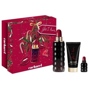 Women's Perfume Set Cacharel Yes I Am (3 pcs)