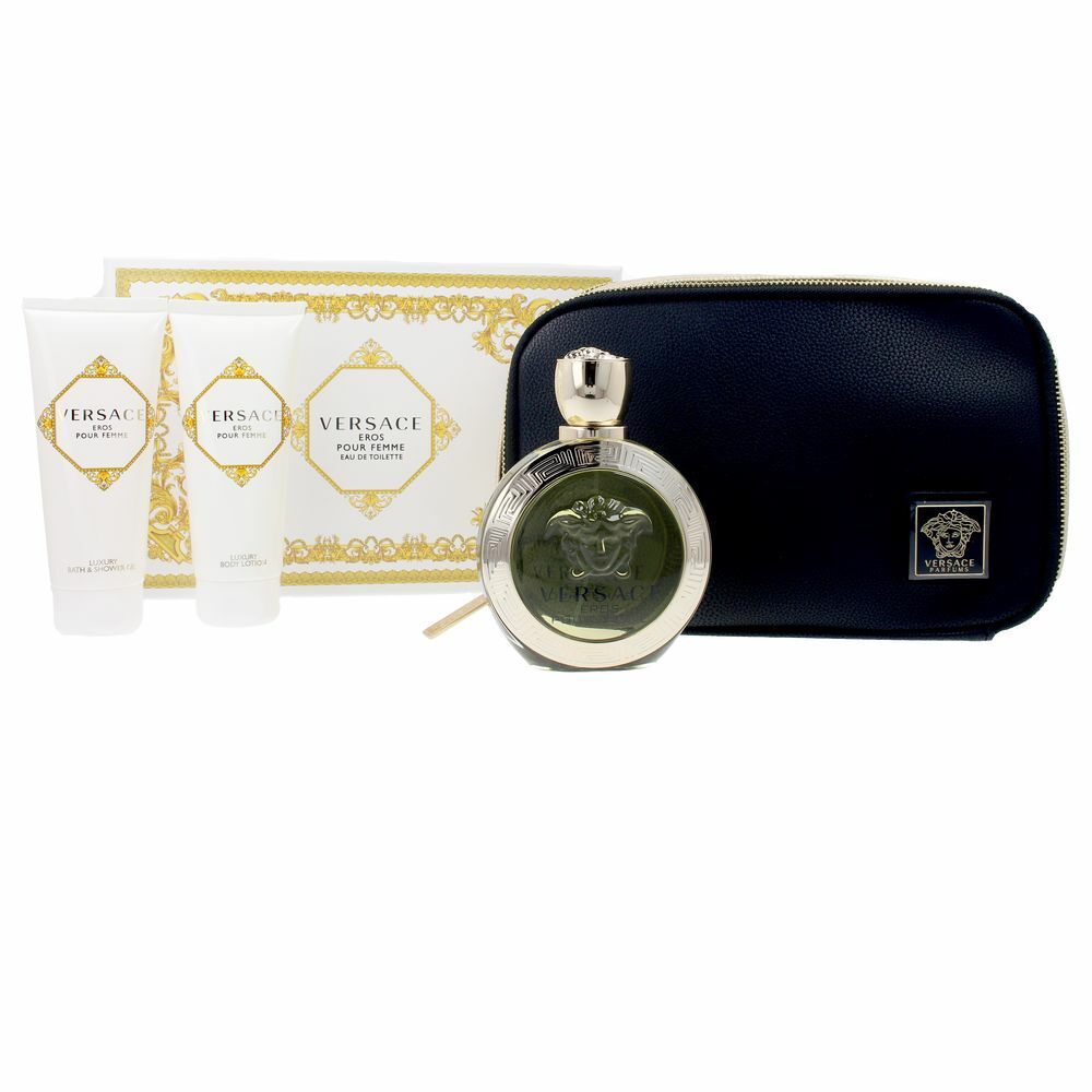 8011003871254_S0593483_P01 Women's Perfume Set Versace Eros Pour Femme (4 pcs)