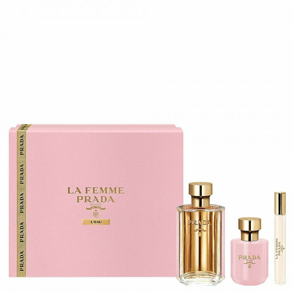 8435137801886_R20_7bbc9df9-4640-4070-84fa-02adcee5f5ae Women's Perfume Set La Femme L'Eau Prada (3 pcs)