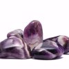 Amethyst Chevron Tumbled Stone ~ 20-30mm (10 pieces)