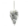 Clear Quartz Rough Pendulum