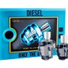 DIESEL ONLY THE BRAVE SET Edt 75ml + 35ml Edt Perfume