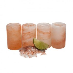 Himalayan Salt Crystal Salt Shot Glasses (4)