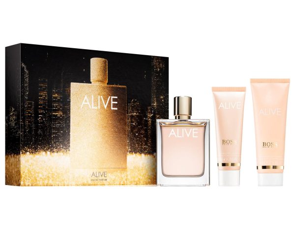 Hugo Boss Alive Edp Spray 80ml Giftset 3 Pieces