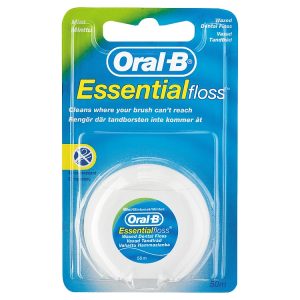 Oral B - Essential Dental Floss Mint Waxed (50m)