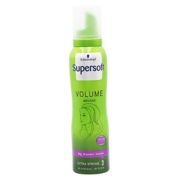 Schwarzkopf Supersoft Volume Mousse - Extra Strong (150ml)