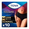 TENA Lady Silhouette - Normal Black Incontinence Pants ~ Medium (10)