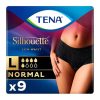 TENA Lady Silhouette - Normal Black Incontinence Pants ~ Large (9)
