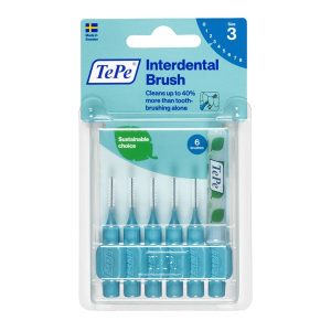 Tepe Interdental Brush - 0.6mm Size 3 Blue (6)