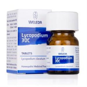 Weleda Lycopodium 30c 125 tablet (Case of 6)