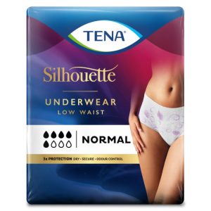 TENA Silhouette Normal Low Waist Blanc - Incontinence underwear (5)