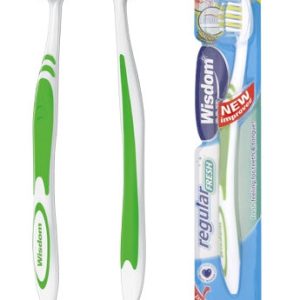 Wisdom Regular Fresh Toothbrush ~ Medium Strength